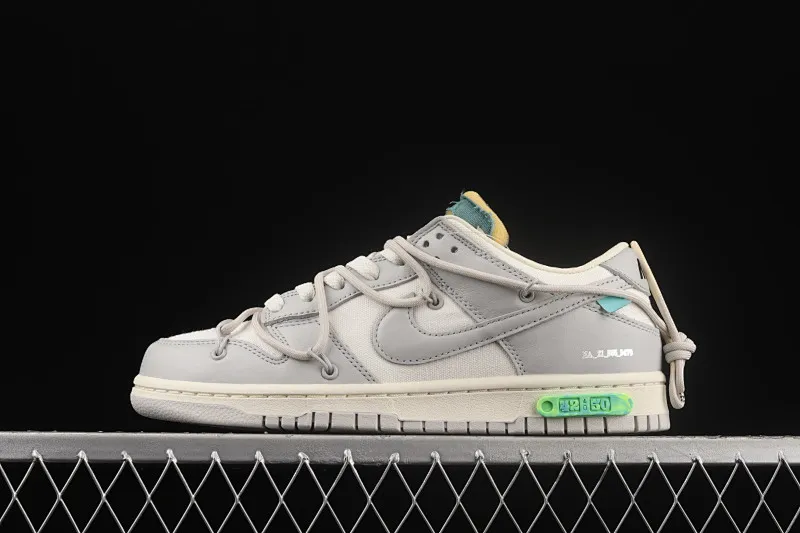 All Categories Nk SB Dunk Series Nk SB Dunk Low Low-top Sneakers Pure Original Version OF x Nk Dunk Low OW Gray Casual Sports Skateboard Shoes DM1602-117